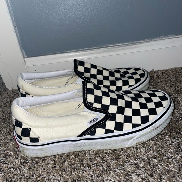 Vans slip on Checkered White And Black - Picture 2 of 5